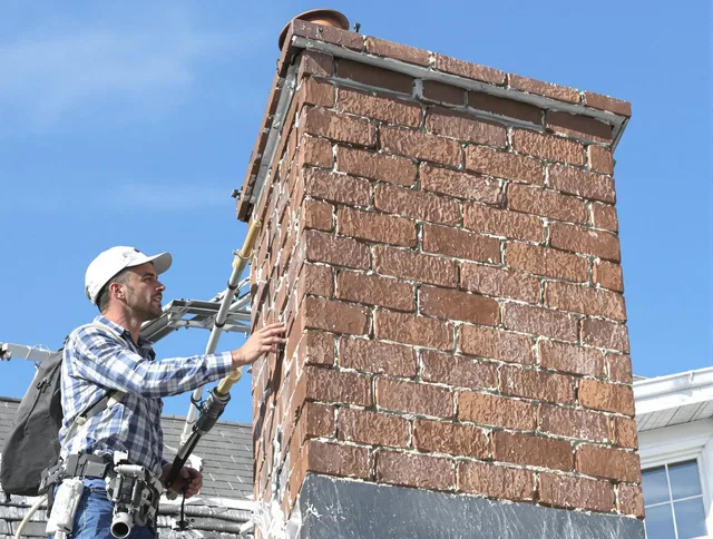 Brickwork for a chimney rebuild by Brunswick Chimney Sweep in Brunswick, GA