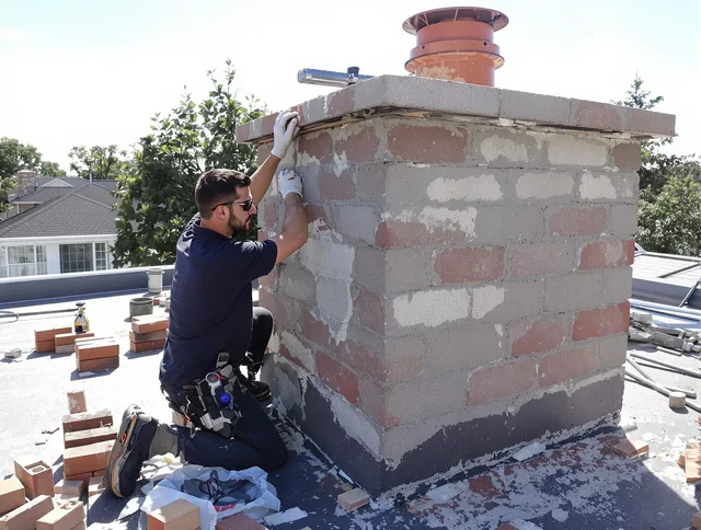 Advanced chimney repair process by Brunswick Chimney Sweep in Brunswick, GA