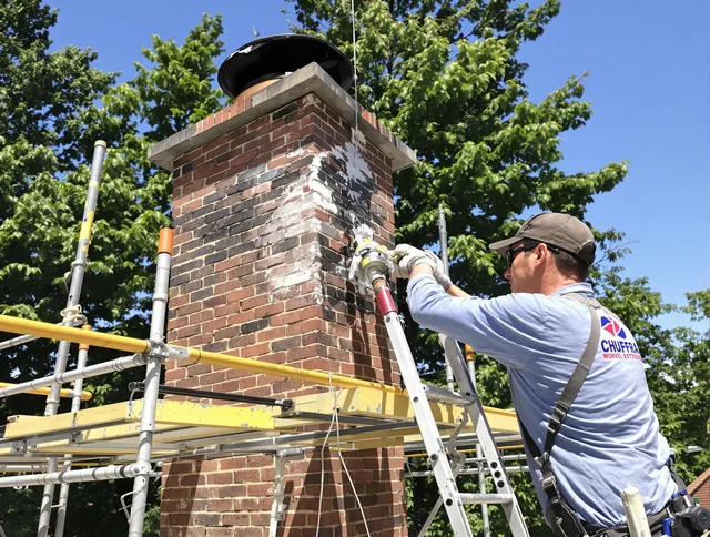 Structural chimney repair by Brunswick Chimney Sweep in Brunswick, GA