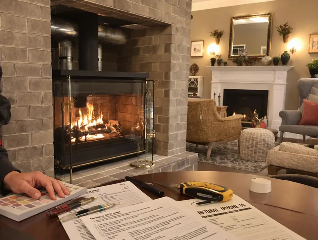 Brunswick Chimney Sweep verifying fireplace safety measures in Brunswick, GA